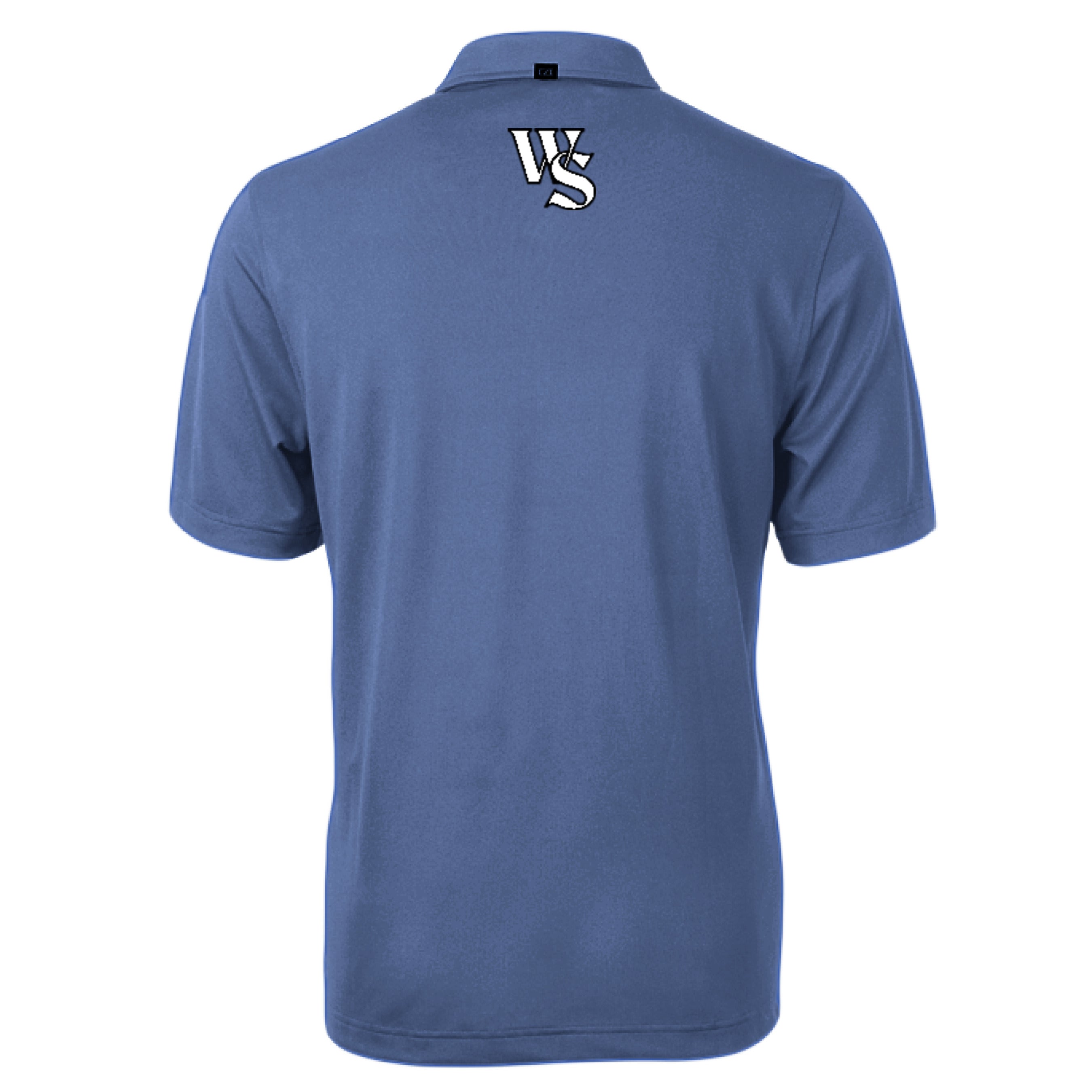 WS Logo Cutter & Buck Virtue Eco Pique men's polo shirt with recycled fabric and UV protection