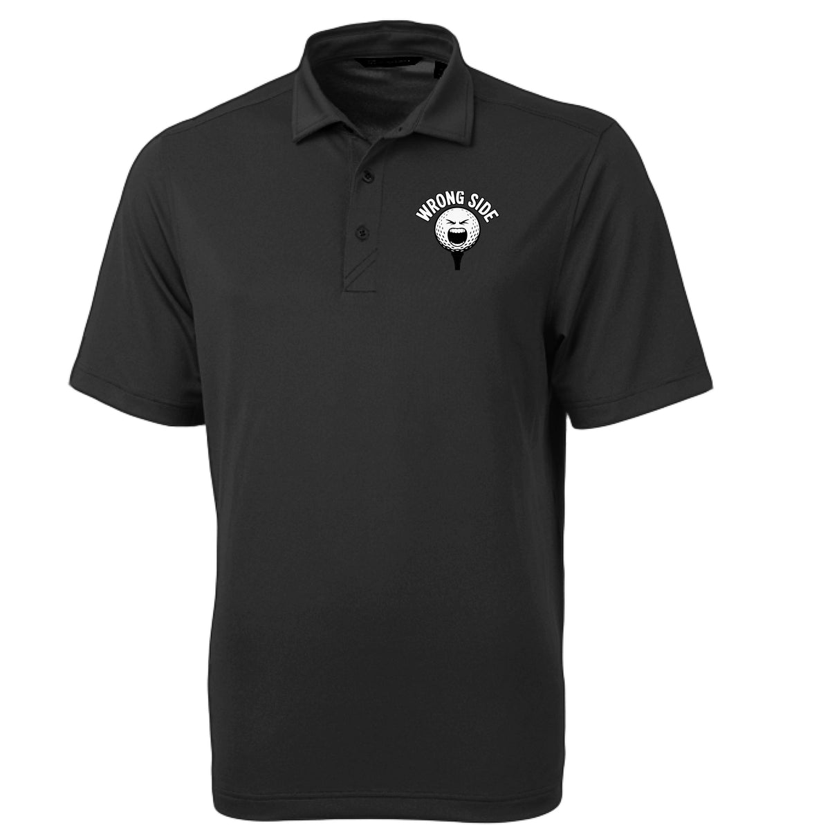 WS Logo Cutter & Buck Virtue Eco Piqué men's polo made from recycled polyester with moisture-wicking and UV protection features