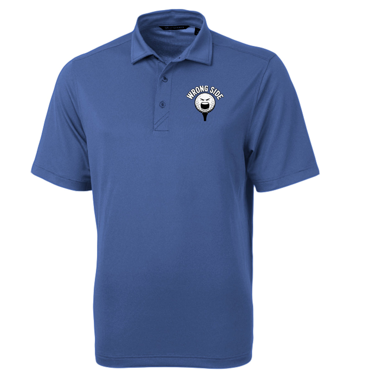 Men's WS Logo Cutter & Buck Virtue Eco Piqué Polo made from recycled polyester with UPF 25+ sun protection and moisture-wicking fabric.