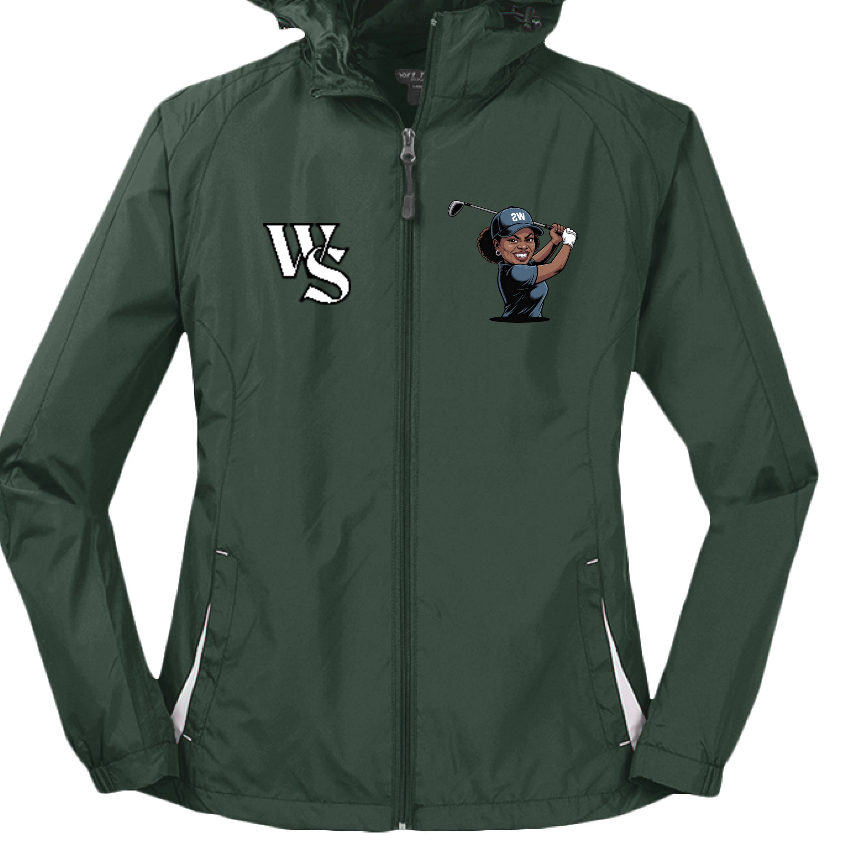 Forest Grn/Wht - FRONT