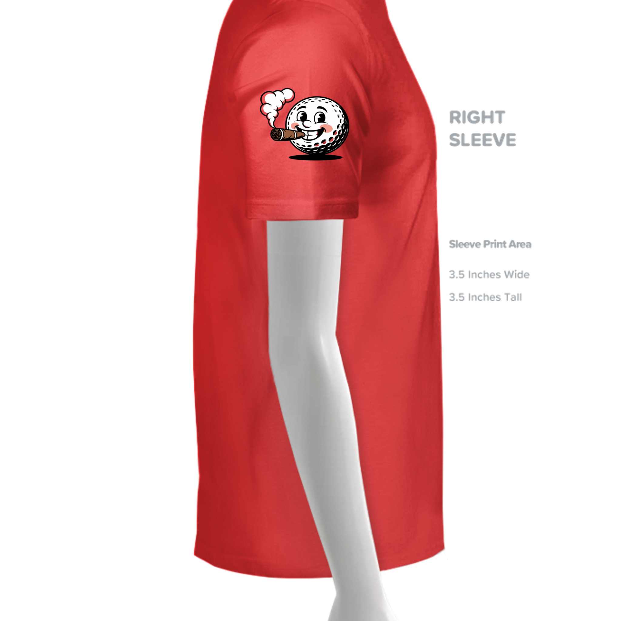 Men's Sweet Swing T Shirt in blue polyester with moisture-wicking and UV protection features